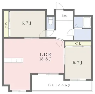 アネシス【603号室】の間取り