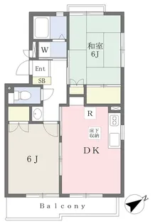 アランドパレスパート5【101号室】の間取り