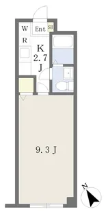 メゾンベルジュ【106号室】の間取り
