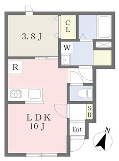 Ulysses小栗【102号室】の間取り