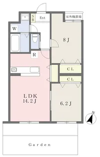 千葉県流山市東初石3丁目【マンション】の間取り