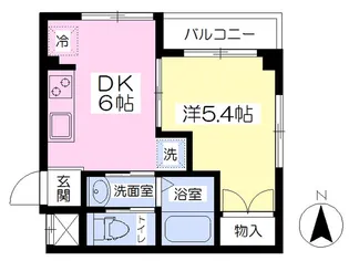 グラツィオーソⅡ【101号室】の間取り
