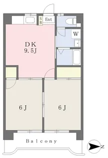 ハロー・コートMⅡ【203号室】の間取り