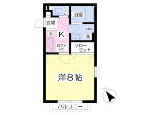 千葉県習志野市鷺沼台1丁目【アパート】の間取り