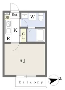 千葉県船橋市前原東1丁目【アパート】の間取り