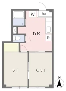 ドエル河北【302号室】の間取り