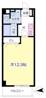 フォルテ本町Ⅲ【303号室】の間取り