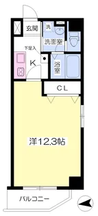 フォルテ本町Ⅲ【605号室】の間取り