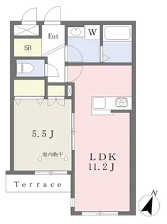 フォルトゥナ光Ⅱ【102号室】の間取り