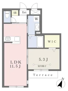 フォルトゥナ光Ⅱ【103号室】の間取り