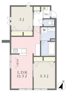 フォルトゥナ光Ⅱ【105号室】の間取り