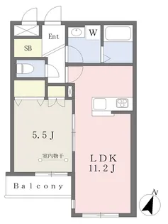 フォルトゥナ光Ⅱ【202号室】の間取り