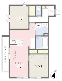 フォルトゥナ光Ⅱ【205号室】の間取り