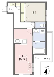 フォルトゥナ光Ⅱ【301号室】の間取り