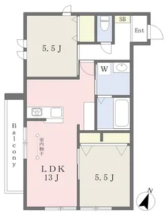 フォルトゥナ光Ⅱ【305号室】の間取り