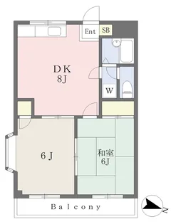 神奈川県川崎市高津区末長4丁目【マンション】の間取り