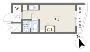神奈川県横浜市港北区綱島西6丁目【マンション】の間取り