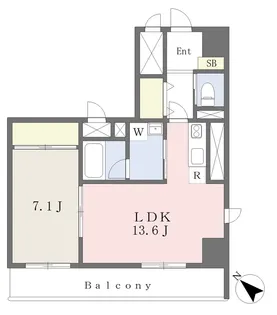 千葉県市原市五井中央西2丁目【マンション】の間取り