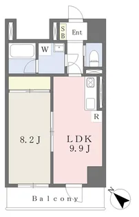 千葉県市原市五井中央西2丁目【マンション】の間取り