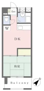 ハイツ柏倉【303号室】の間取り