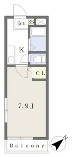レジデンスつばさ【201号室】の間取り