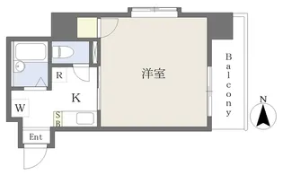 リピア大街道【703号室】の間取り