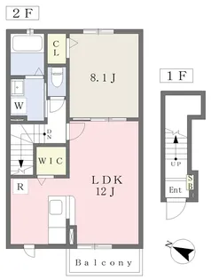 セシリア【202号室】の間取り