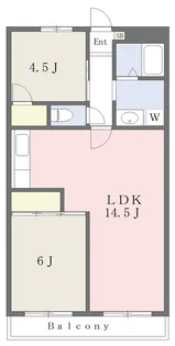 パークアレイ桜台【108号室】の間取り