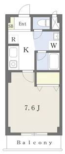 オリエンタルマンションⅡ【203号室】の間取り