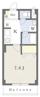 オリエンタルマンションⅡ【306号室】の間取り