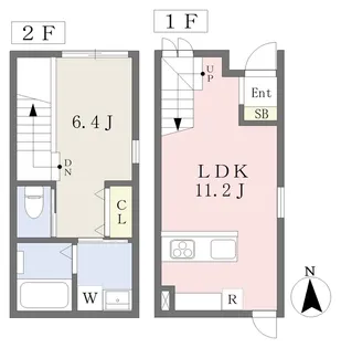 角五郎AP A棟【106号室】の間取り