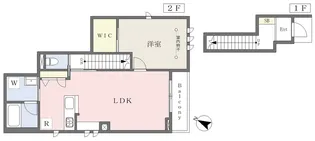 アクシア【201号室】の間取り