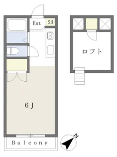 カーサマローン【205号室】の間取り