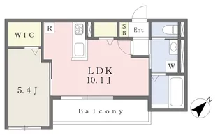 villa al mare加古川駅前【102号室】の間取り