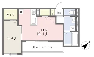 villa al mare加古川駅前【202号室】の間取り