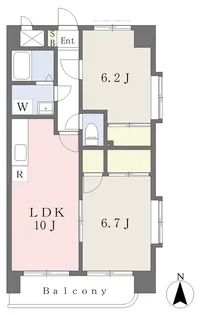 ラッフィナート【301号室】の間取り