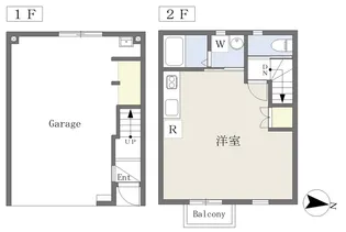 Gーhouse A棟【04号室】の間取り