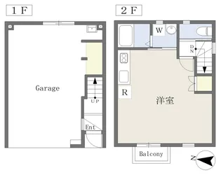 Gーhouse B棟【02号室】の間取り