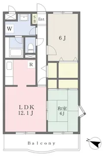 ラ カーサ マローネ【301号室】の間取り