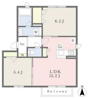 フォーブル藤Ⅴ【101号室】の間取り