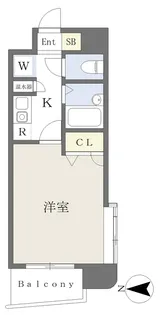 サンアベニューNo1【401号室】の間取り