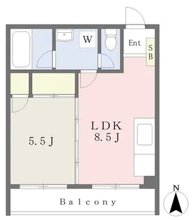 美しが丘西クリニックプラザS棟【301号室】の間取り