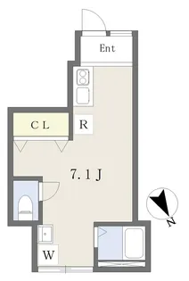 (仮)グランシャレー青砥2【B号室】の間取り
