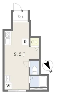(仮)グランシャレー青砥2【C号室】の間取り