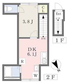 (仮)グランシャレー青砥2【F号室】の間取り