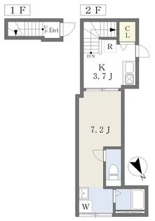 (仮)グランシャレー青砥2【H号室】の間取り