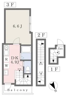 (仮)グランシャレー青砥2【K号室】の間取り