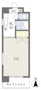 エンゼルコート21【301号室】の間取り