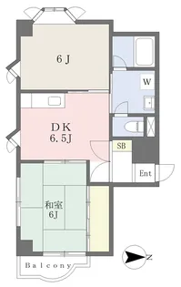 ルジェンテ大津【301号室】の間取り