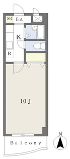 アルファガーデン【303号室】の間取り